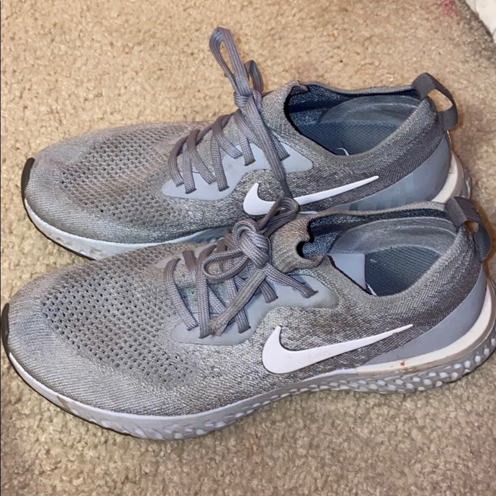 Grey Used Nike Shoes